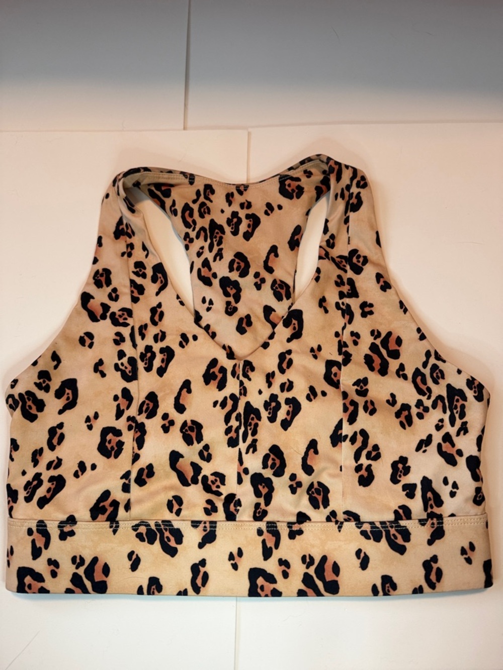 Fabletics Leopard Print Sports Bra